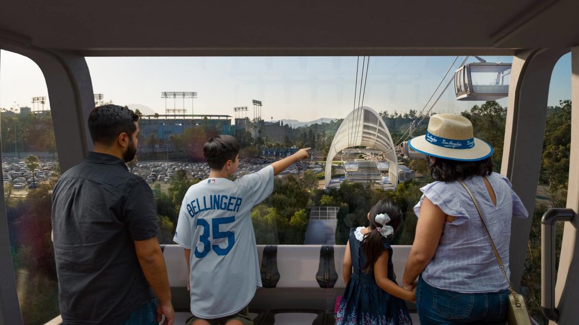 New Views Of The Proposed Dodger Stadium Gondola Urbanize LA